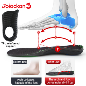 <span class=keywords><strong>Plantillas</strong></span> con Soporte de Arco Alto, Absorción de Impactos en Forma de Panal, Comodidad, Anti-Fatiga, Ortopédicas para Pies Planos - Product Image 3