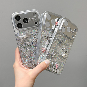 Custodia per <span class=keywords><strong>iPhone</strong></span> 17 Pro Max di Lusso con Strass, Perle, Orsetto, Fiocco e Cuore - <span class=keywords><strong>Cover</strong></span> Personalizzabile da Donna per <span class=keywords><strong>iPhone</strong></span> 16 15 - Product Image 3