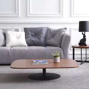 Mesa <span class=keywords><strong>de</strong></span> <span class=keywords><strong>Centro</strong></span> Moderna <span class=keywords><strong>de</strong></span> Diseño Italiano Hecha a Medida en Fábrica China, Superficie <span class=keywords><strong>de</strong></span> Madera, Base <span class=keywords><strong>de</strong></span> Metal, Mesa <span class=keywords><strong>de</strong></span> Café para Sala <span class=keywords><strong>de</strong></span> Estar - Product Image 1