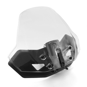 Pare-brise avant réglable Golden Joy pour moto trike Ryker 600/900, transparent/gris, pièce de rechange pour déflecteur de vent - Product Image 5
