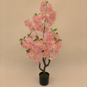 Nouvelle Plante Artificielle en Pot de Petite Taille, Fleur de <span class=keywords><strong>Cerisier</strong></span> Simulée Haute Fidélité, pour Mariage, Bureau, Maison, Jardin, Décoration - Product Image 5
