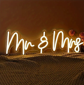 Insegna Luminosa LED HFBH per Matrimoni, Lettere Luminose in Acrilico Flessibile, Decorazione <span class=keywords><strong>Neon</strong></span> Sailor Moon - Product Image 1