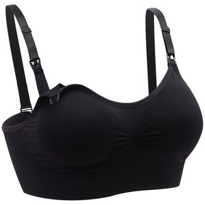 Reggiseno <span class=keywords><strong>Allattamento</strong></span> Senza Cuciture con Spalline Regolabili, Traspirante e Imbottitura Rimovibile <span class=keywords><strong>per</strong></span> Maternità - Product Image 5
