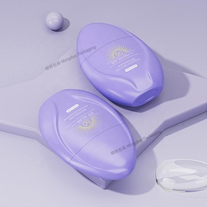 Botella de plástico HDPE con forma ovalada, rango de 50ml-70ml para loción de protección solar, boquilla de embalaje cosmético para champú, mascarillas faciales - Product Image 4