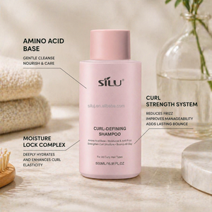 Champú orgánico SLUJ para definir rizos, 72 horas de hidratación, control del encrespamiento, limpiador suave para cabello ondulado, rizado y crespo. - Product Image 3