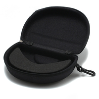 Étui à lunettes de sport en microfibre ultra-fine, motif uni, sac de rangement portable simple avec cordon de serrage pour lunettes de soleil, 75g
