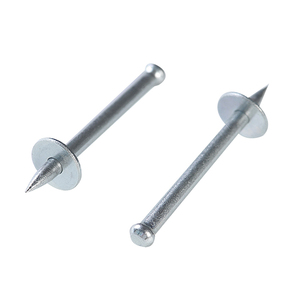 Clous NK avec rondelle métallique de 12 mm, goujon de fixation conforme à la norme GB, goujon de fixation <span class=keywords><strong>pour</strong></span> béton, pierre, <span class=keywords><strong>brique</strong></span>, <span class=keywords><strong>clou</strong></span> de tir - Product Image 2