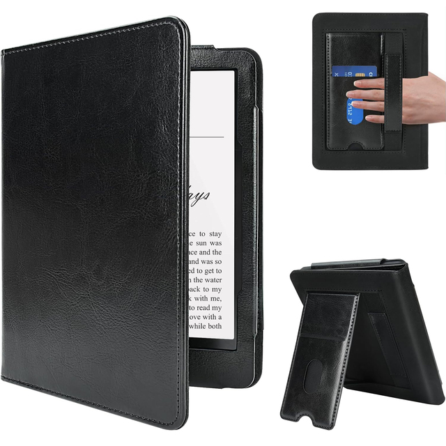 Customizable Smart Magnetic Kindle 12th Gen 2024 7-inch Case with Handle Strap-Popular Lightweight Shockproof Newest Design