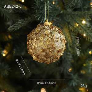 Adorno Navideño Colgante <span class=keywords><strong>de</strong></span> Espuma Dorada Brillante con Purpurina para Árbol <span class=keywords><strong>de</strong></span> <span class=keywords><strong>Navidad</strong></span> - Product Image 6