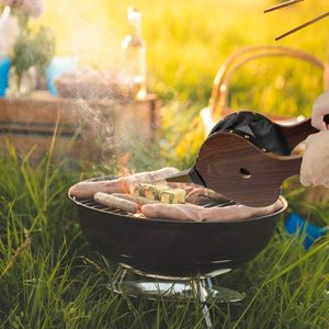 Buse en fonte <span class=keywords><strong>de</strong></span> souffleur d'air en <span class=keywords><strong>bois</strong></span> pour Camping en plein air BBQ Grill Cheminée Pompe à <span class=keywords><strong>soufflet</strong></span> à main Pit Barbecue Outils d'incendie Accessoires - Product Image 5