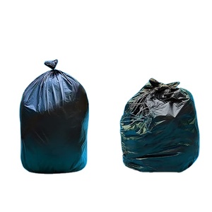 Garbage plastic bags 44-45 Gallon Trash Bags Heavy Duty <b>Extra</b> <b>Large</b> Black Trash Can Bags - Product Image 1