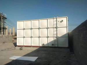 Réservoir FRP/GRP de haute qualité de 350,000 <span class=keywords><strong>litres</strong></span> avec tous les composants connectés à la pompe à incendie - Product Image 2