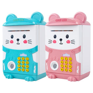 Alcancía Electrónica con Forma <span class=keywords><strong>de</strong></span> Cajero Automático, Contraseña, Monedas, Plástico, Juguete para Niños, Alcancía - Product Image 4