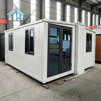 Maisons modulaires transportables de 28 m² anti-déformation toutes saisons de qualité supérieure, bureaux préfabriqués de 20 pieds pour projets en bord de mer et zones de travail