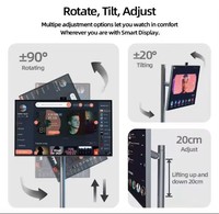TV Pintar Grosir 100 Inci LED Smart 4K QLED dengan Refresh Rate 120Hz Kabinet Putih Pilihan WiFi dan Solar untuk TV Hotel