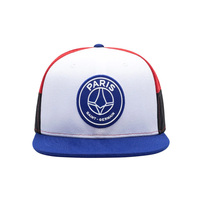 Casquette plate personnalisée avec logo brodé France Paris 7 panneaux Casquette snapback unisexe