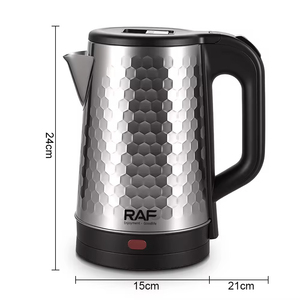 Hervidor Eléctrico de Acero Inoxidable de 1500W, 2.0L, Hervidor de Agua de Ebullición Rápida, Electrodoméstico para Calentar Agua Caliente en la Cocina - Product Image 2