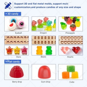 Machine <span class=keywords><strong>de</strong></span> fabrication <span class=keywords><strong>de</strong></span> bonbons gommeux doux automatique à petite échelle Maquina <span class=keywords><strong>De</strong></span> Gomitas <span class=keywords><strong>De</strong></span> Fabrication <span class=keywords><strong>De</strong></span> Bonbons - Product Image 6