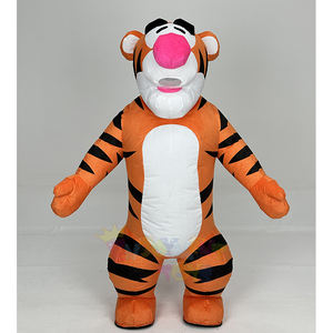 लोकप्रिय कार्टून चरित्र कस्टम इंफ्लेटेबल टाइगर शुभंकर पोशाक सुंदर विशाल टिगर बाघ शुभंकर वयस्क पार्टी पोशाक - Product Image 1