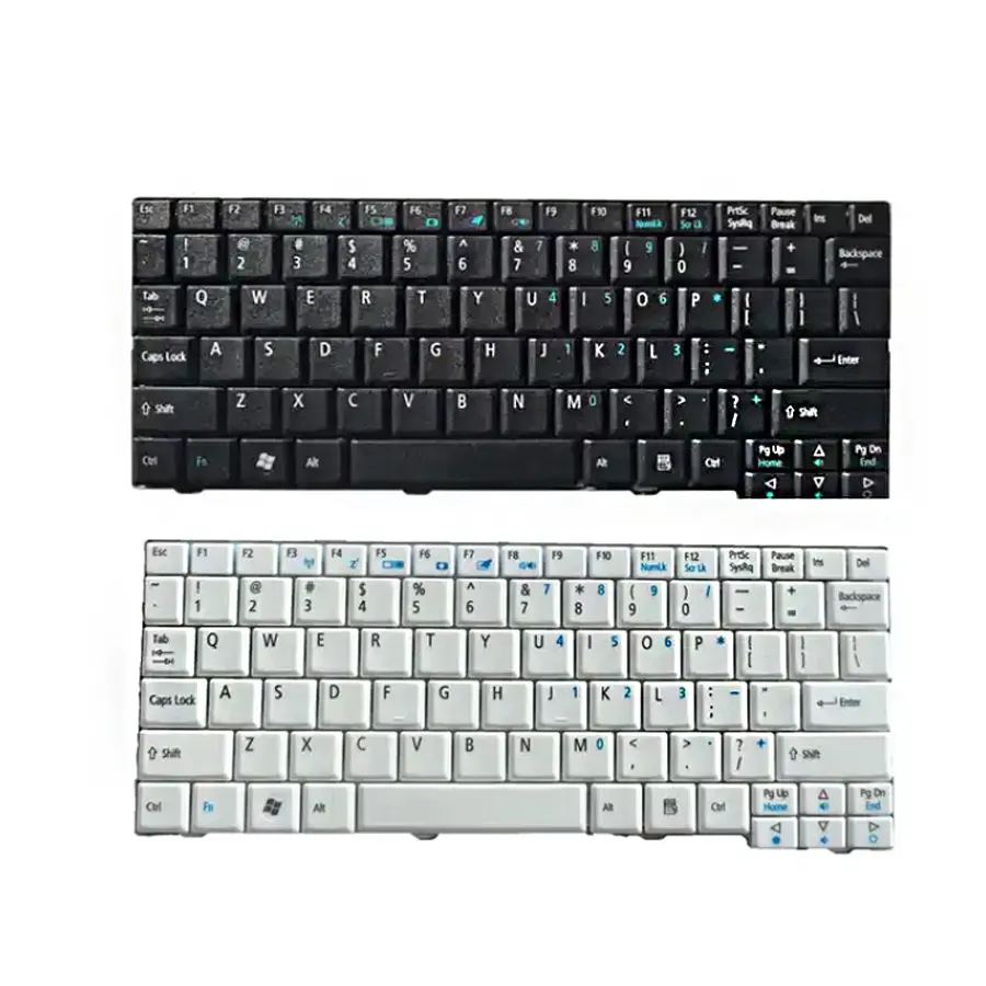 Original laptop with brand new keyboard for acer Aspire One A110 A150 ZG5 D150 D250 language can be customized