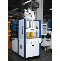 Machine de moulage par injection verticale hybride standard de 85 tonnes avec plateau large, équipement de moulage plastique