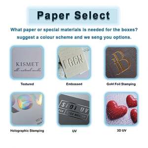 Luxury Blue Color Make-up Clothing Packaging Custom Gold Foil <b>Paper</b> Shopping <b>Bags</b> - Product Image 5