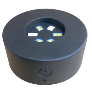 Maravillosas bases de lámparas de bola de cristal recargables de ABS con control táctil regulable, luces nocturnas para decoración de exhibiciones de acrílico - Product Image 2