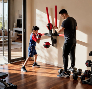 Bolsa <span class=keywords><strong>de</strong></span> <span class=keywords><strong>Boxeo</strong></span> <span class=keywords><strong>de</strong></span> Velocidad Wellshow con Barra <span class=keywords><strong>de</strong></span> Reacción, 4 Barras Giratorias <span class=keywords><strong>de</strong></span> <span class=keywords><strong>Boxeo</strong></span>, 2 Bolsas <span class=keywords><strong>de</strong></span> Reflejos, Entrenador <span class=keywords><strong>de</strong></span> Velocidad <span class=keywords><strong>de</strong></span> <span class=keywords><strong>Boxeo</strong></span> Montado en la Pared - Product Image 5