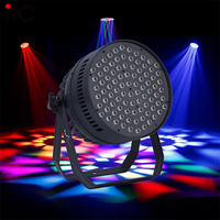 Luz LED Par RGBW OEM/ODM de 90*3W, 4/8 Canales, DMX512, Ángulo de Haz de 25°, IP20, Iluminación para Escenarios y Fiestas