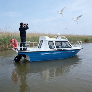 2025年新発売 高級釣り船 8m グラスファイバー製 キャビン付き 高級レジャー・プライベートフィッシング・商業チャーター向け - Product Image 2