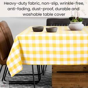 <span class=keywords><strong>Mantel</strong></span> a cuadros de Búfalo en stock <span class=keywords><strong>vino</strong></span> rojo <span class=keywords><strong>blanco</strong></span> rectángulo resistente lavable para cena fiesta boda decoración de Navidad - Product Image 4