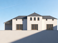 Villa en acier préfabriquée écologique moderne, appartement modulaire durable, hôtel, maison, 234 m, faible coût, durabilité, longue durée de vie, qualité