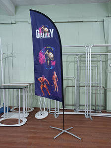 Печать на заказ уличные пляжные флаги с перьями 3,4 м - Product Image 4