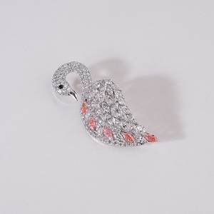 Elegant Marquise Lab Grown Diamond Brooch and <b>Pendant</b> in 14K <b>Solid</b> <b>Gold</b> for Women Convertible Jewelry with Timeless Beauty - Product Image 1