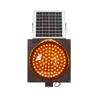 Luz LED de advertencia Solar, luz amarilla intermitente, ámbar, intermitente de tráfico
