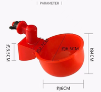 Nouvel ensemble complet de raccords en T automatiques en PVC mangeoire de tuyau sucette de poulet et tasse d'eau pour connecteur de réservoir d'eau de volaille