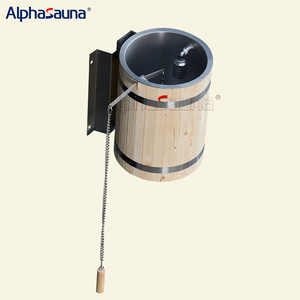 Accessoires de sauna en bois de pin, seau de douche pour sauna en vente - Product Image 4