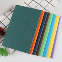 Cuaderno de Negocios Creativo Personalizado con Tapa de Papel de Encuadernación de Línea de Coche A5 Simple de Color Sólido con Logotipo Imprimible en Oferta