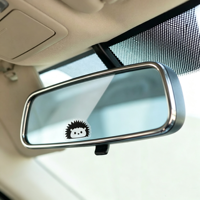 Autocollants décoratifs transparents personnalisés pour rétroviseurs de voiture, mini autocollants en vinyle imperméables pour vitres intérieures de voitures