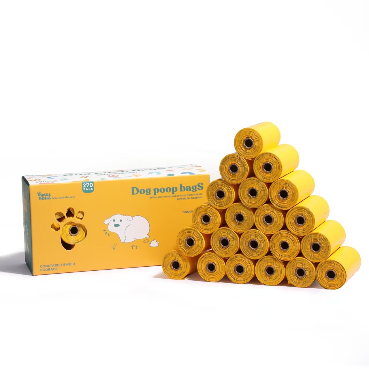 Jaune 18 rouleaux
