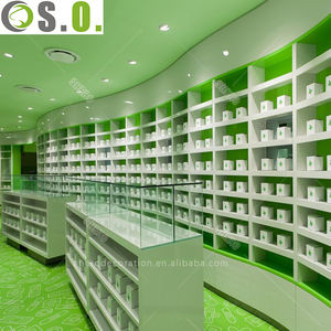 אחסון רפואי ארון מרקחת מותאם אישית חנות תצוגה mdf ארון מגירות בית מרקחת ארון - Product Image 2