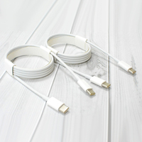 Cable USB C a USB C de 6 pies Cable de carga USB C de carga rápida de 2 metros para iPhone 16 15 Samsung