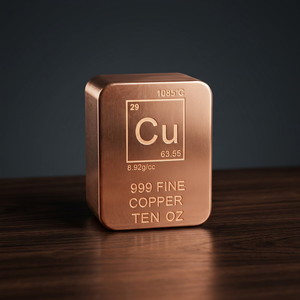 แท่งทองแดง 10 ออนซ์ แท่งทองแดงบริสุทธิ์ 999 แท่งทองแดงแท้ - Product Image 3