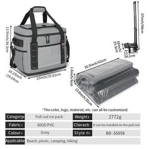 Sac <span class=keywords><strong>isotherme</strong></span> <span class=keywords><strong>à</strong></span> roulettes grande capacité, étanche, personnalisé, pour le camping, les pique-niques et la plage - Product Image 3