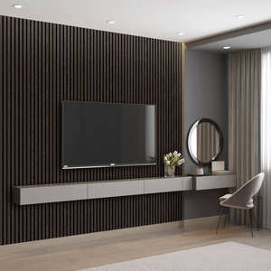 Pannelli Acustici in MDF 600x2400mm - Doghe Moderne in Noce e Rovere, Riduzione del Rumore del 80%, Ecologici per Casa, <span class=keywords><strong>Fai</strong></span>-<span class=keywords><strong>da</strong></span>-<span class=keywords><strong>te</strong></span> e Design Grafico - Product Image 5