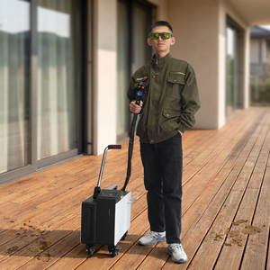 Nettoyeur laser pulsé 300W pour la rénovation de meubles anciens, le décapage de peinture sur murs, graffitis, <span class=keywords><strong>marbre</strong></span>, briques, pierre et bois - Product Image 3