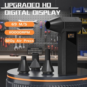 Industrial 110000rpm Ultra High Power <b>Car</b> Handheld Electric Brushless Motor Cordless Air <b>Duster</b> Blower Gun Violent Turbo Fan - Product Image 2