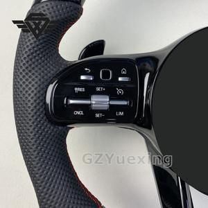 Volant en carbone forgé de style sport pour Mercedes Benz C217 W209 W204 W205 W206 W207 W223 <span class=keywords><strong>C63s</strong></span> C63 AMG GLS modèles - Product Image 2