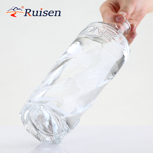 Botella de Licor de Vidrio Transparente Redonda de 700 ml, de Paredes Gruesas, Hermética, Vacía y Personalizable para Vodka, <span class=keywords><strong>Johnnie</strong></span> <span class=keywords><strong>Walker</strong></span>, Ron - Product Image 3