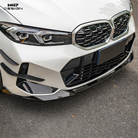 Acy Style Lame de pare-chocs inférieure en carbone sec haute résistance, pièce d'amélioration de la force de compression pour BMW G20LCI G21LCI 320I 330I 2023-2026